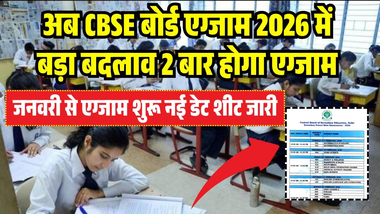 CBSE Board Exam 2026 Rules Change