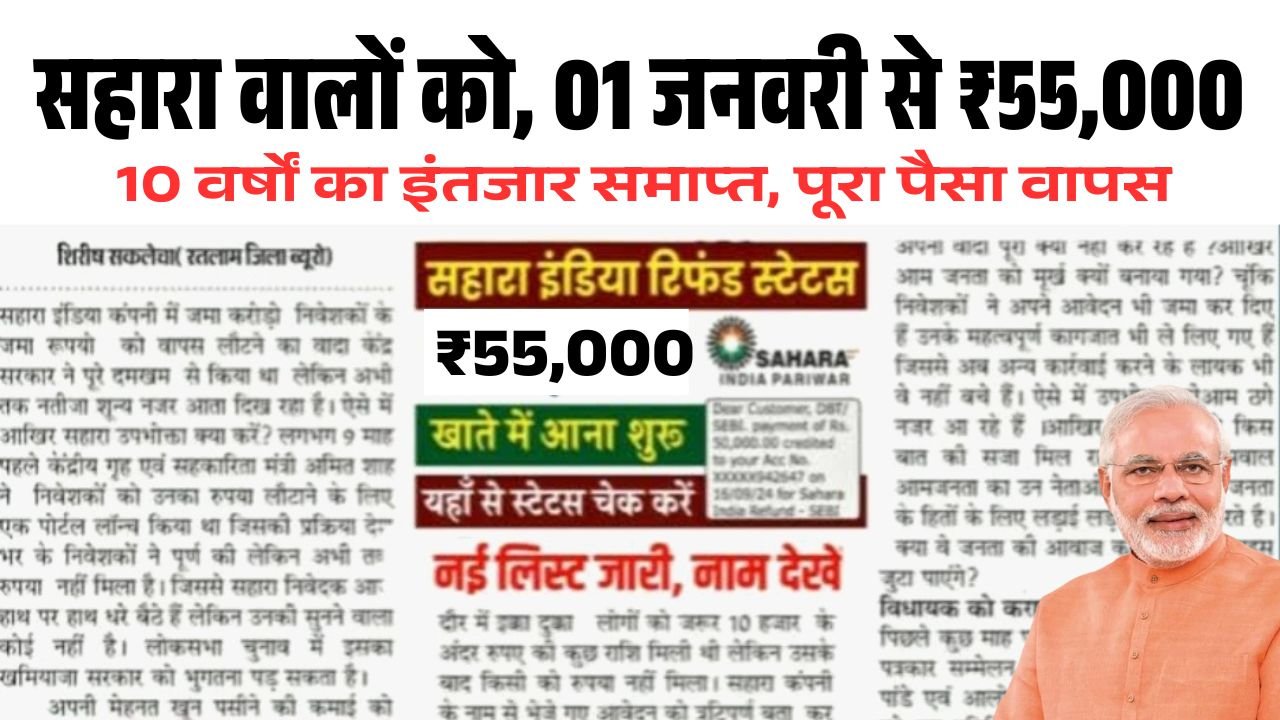 Sahara India Refund List 2026